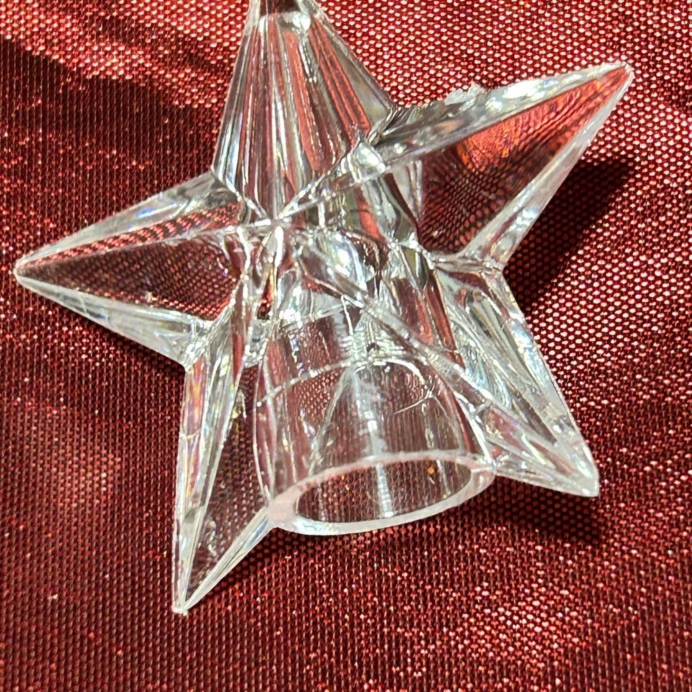 41 Clear Star-Shaped Crystal plastic light covers - a touch of class for parties - Picture 3 of 12